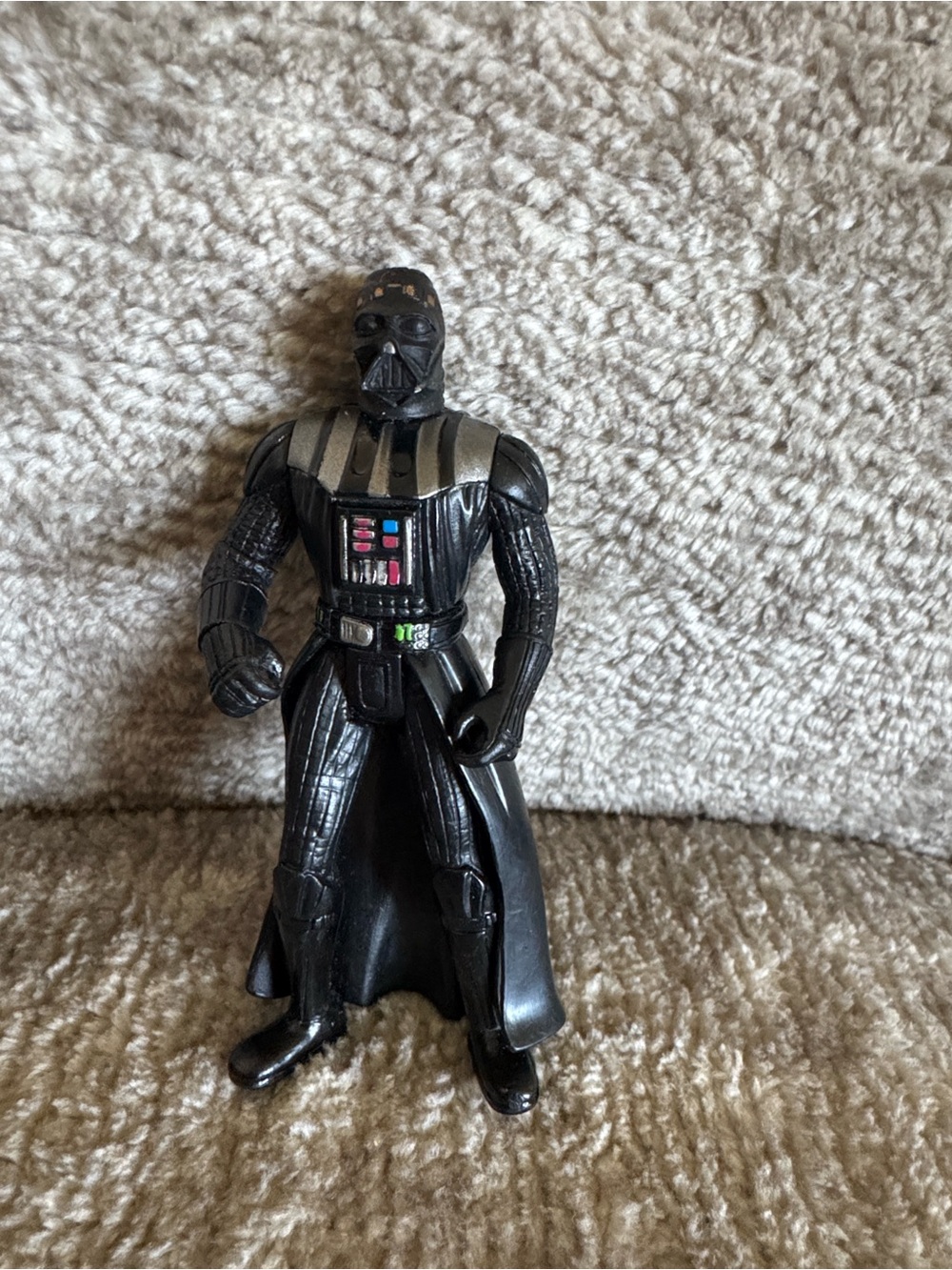 Darth Vador Sci‑Fi Masked Action Figure with Cape - Classic Galactic Warrior